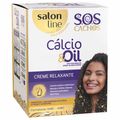 Salon Line S.O.S Cachos Cálcio & Oil Kit - Creme Relaxante + Óleo Hidratante Kit